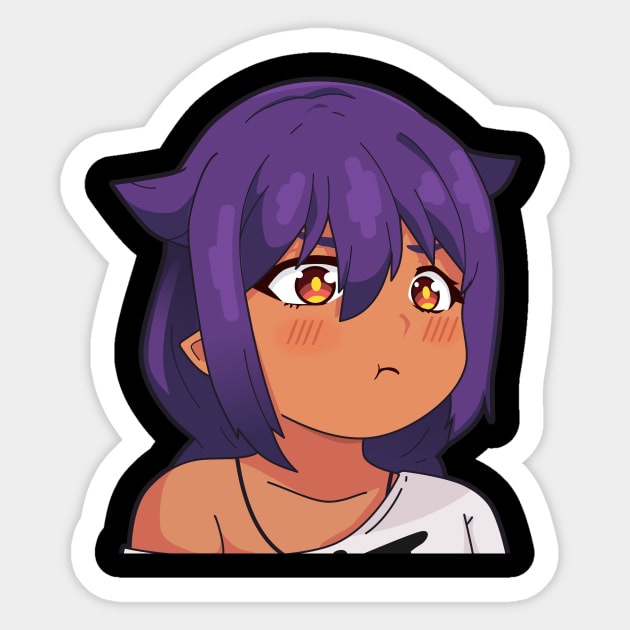 Jahy-sama wa Kujikenai! Jahy Pout Sticker by Dokey4Artist